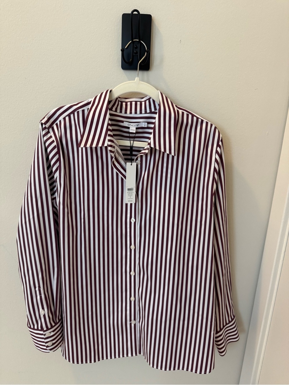 Chico's Womens Button-Up Shirt